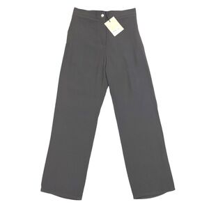 Studio Nicholson Rush Crepe Trouser Pants High Rise Size 2 Asphalt 30" Inseam